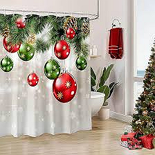 Offering - Mantto Christmas Shower Curtain. Offering - Mantto Christmas Shower Curtain.